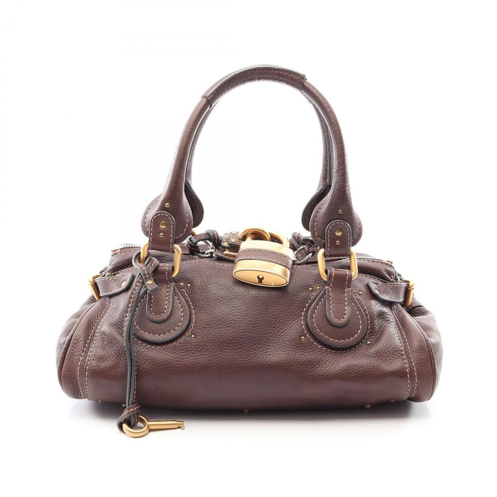 Chloe Paddington Handbag Leather Brown